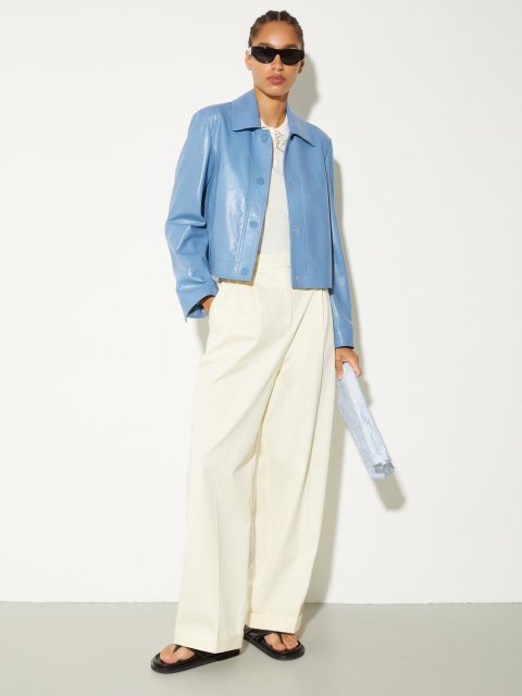 Молочна футболка Max&Co з бавовняної креп-пряжі: фото 1 - Invogue