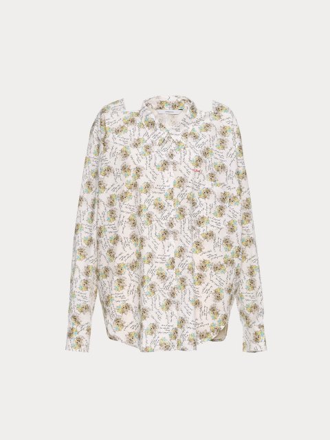 Різнокольорова сорочка PUSHBUTTON з бавовни: фото - Invogue