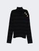 Светр у смужку BALMAIN KIDS з вовни та бавовни: фото - Invogue