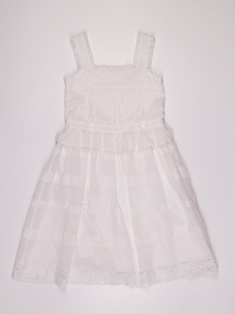 Біла сукня ERMANNO SCERVINO KIDS : фото - Invogue