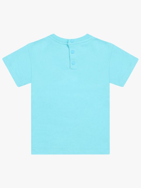 Блакитна футболка EMPORIO ARMANI KIDS : фото 1 - Invogue