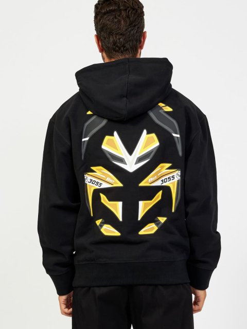 Черное худи BOSS: фото 2 - Invogue