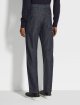 Темно-сині джинси ZEGNA з бавовни та льону: фото 3 - Invogue
