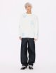 Белый лонгслив Kenzo из хлопка с вышивкой: фото 1 - Invogue