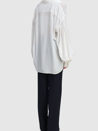 Синие брюки Sportmax: фото 2 - Invogue