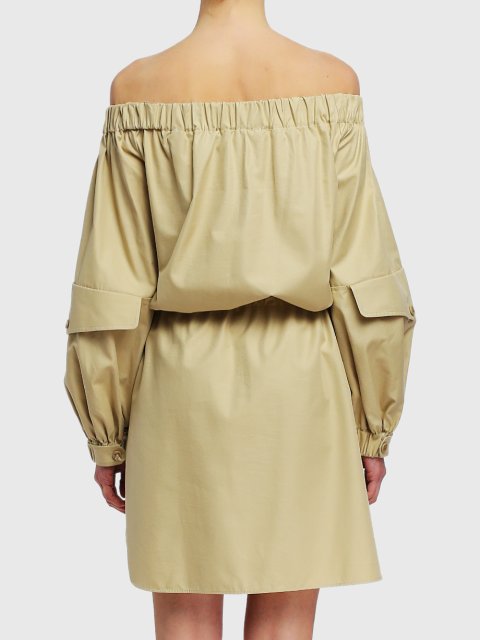 Кремова сукня MAX MARA: фото 4 - Invogue