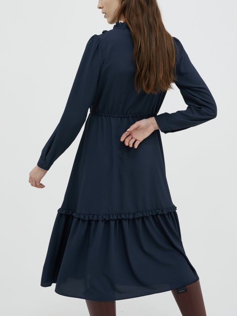 Синее платье MAX&CO: фото 2 - Invogue