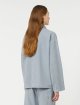 Блакитний жакет WEEKEND MAX MARA з чистої бавовни: фото 3 - Invogue