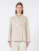 Бежевий жакет MAX MARA з чистої вовни: фото 2 - Invogue