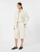 Бежевий жакет Max Mara з льону приталеного крою: фото 1 - Invogue