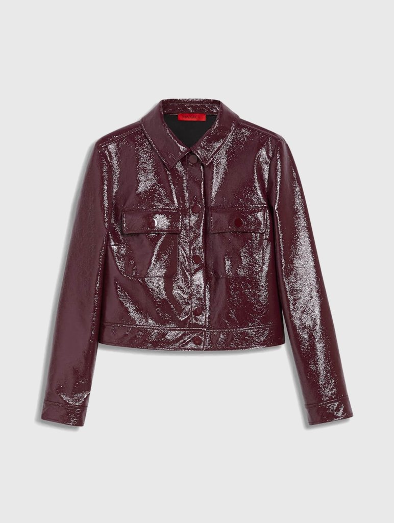 Бордовый пиджак  MAX&CO: фото - Invogue