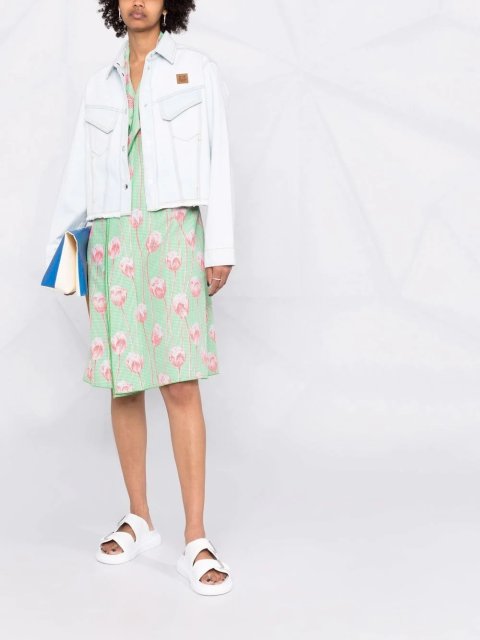 Блакитна куртка KENZO : фото 1 - Invogue