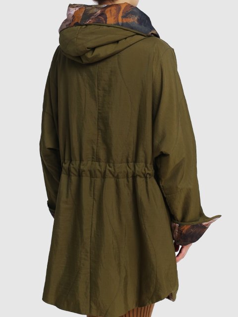 Зеленое пальто KENZO: фото 4 - Invogue