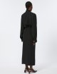 Чорна сукня SPORTMAX з асиметричною застібкою: фото 2 - Invogue