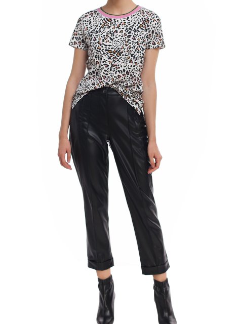 Розовая футболка MARC CAIN: фото 1 - Invogue