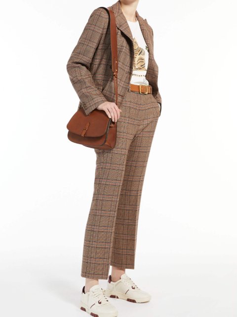 Коричневі брюки WEEKEND MAX MARA : фото 3 - Invogue