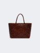 Коричневая сумка Weekend Accessories из кожи: фото - Invogue