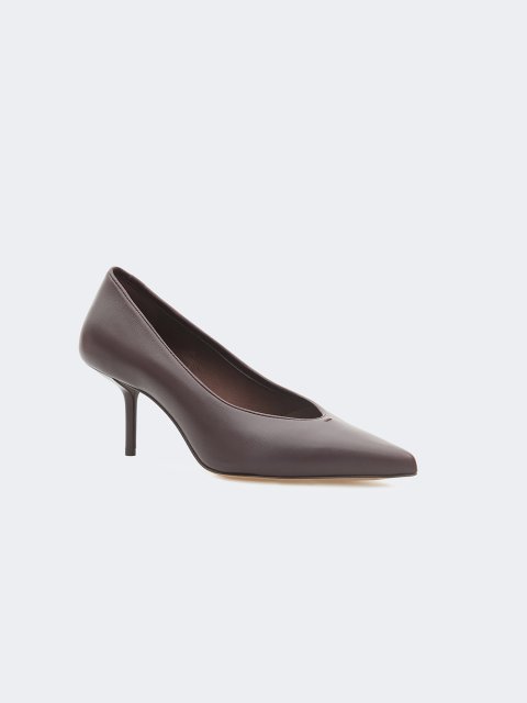 Бордові туфлі Max Mara: фото 1 - Invogue