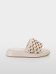 Бежеві шльопанці MARC CAIN з суміші шкіри: фото - Invogue