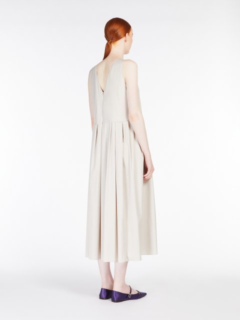 Кремова сукня Max Mara з попліну: фото 2 - Invogue