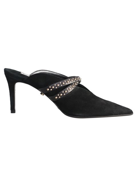 Чёрные мюли DOROTHEE SCHUMACHER: фото 2 - Invogue