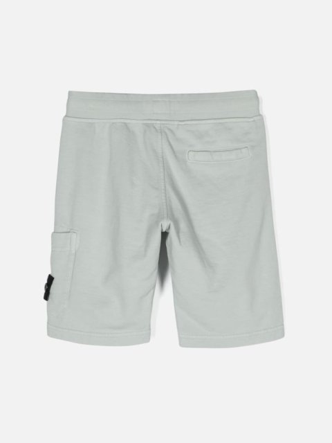 Серые шорты STONE ISLAND из хлопка: фото 1 - Invogue