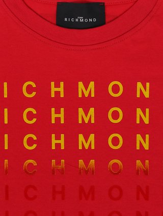 Красная футболка JOHN RICHMOND JUNIOR: фото 2 - Invogue