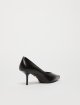 Черные туфли Max Mara кожаные: фото 2 - Invogue