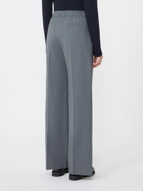 Cірі брюки WEEKEND MAX MARA з вовни: фото 3 - Invogue