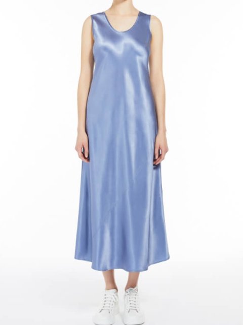 Синее платье MAX MARA: фото 1 - Invogue