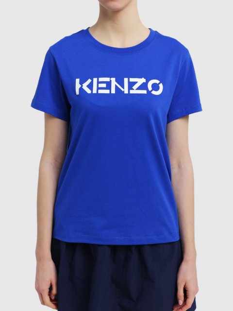 Синяя футболка KENZO: фото 3 - Invogue