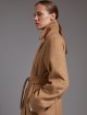 Темно-бежеве пальто MAX MARA прямого крою: фото 5 - Invogue