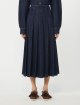 Темно-синя спідниця WEEKEND MAX MARA з бавовняного деніму: фото 2 - Invogue