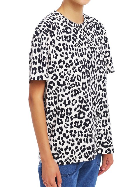 Бежевая футболка KENZO: фото 3 - Invogue