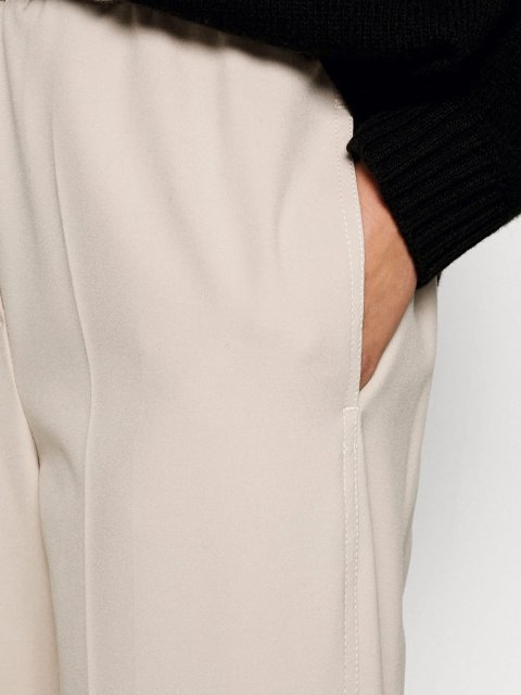 Кремові брюки MARELLA : фото 3 - Invogue