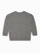 Сірий джемпер Emporio Armani з логотипом: фото 2 - Invogue