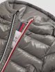 Сіра куртка Moncler з капюшоном: фото 4 - Invogue