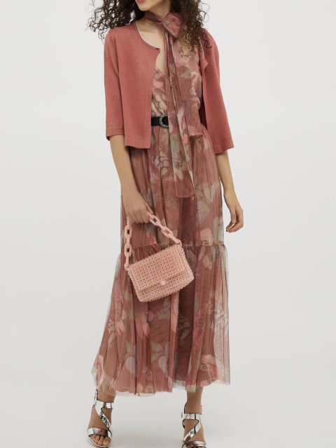 Розовое платье MAX&CO: фото 4 - Invogue