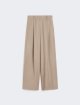 Бежеві брюки WEEKEND MAX MARA з вовни: фото - Invogue