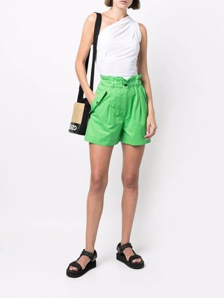 Бирюзовые шорты KENZO: фото 3 - Invogue