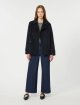 Темно-синє пальто WEEKEND MAX MARA з суміші вовни: фото 1 - Invogue