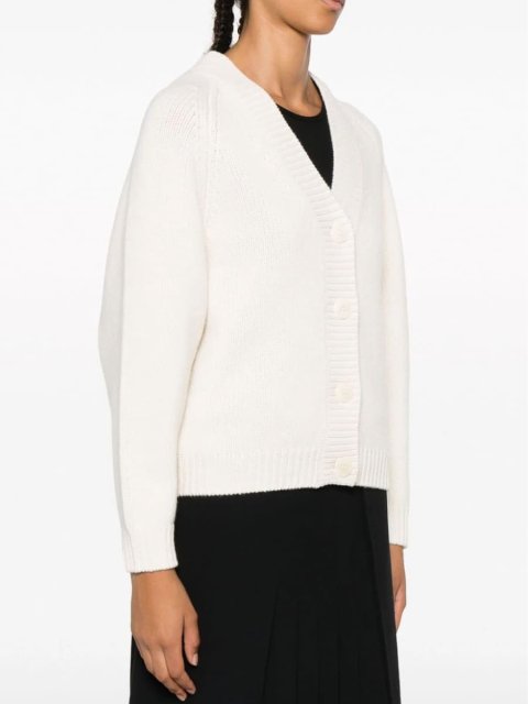 Білий кардиган KENZO на гудзиках з візерунком Boke Flower: фото 2 - Invogue