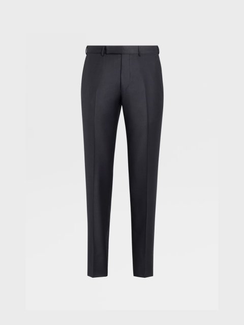 Темно-сині брюки Zegna з оригинальної вовни Trofeo™: фото - Invogue