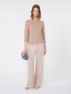 Рожевий светр WEEKEND MAX MARA з бавовняної пряжі: фото 1 - Invogue