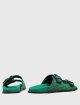 Зелёные шлепанцы WEEKEND MAX MARA: фото 3 - Invogue