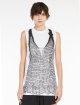 Білий топ SPORTMAX з принтом: фото 1 - Invogue