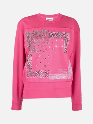 Розовый свитшот KENZO: фото - Invogue