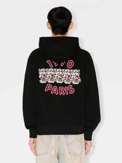 Черное худи Kenzo из хлопка: фото 3 - Invogue