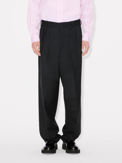 Чёрные брюки KENZO из шерсти: фото 2 - Invogue