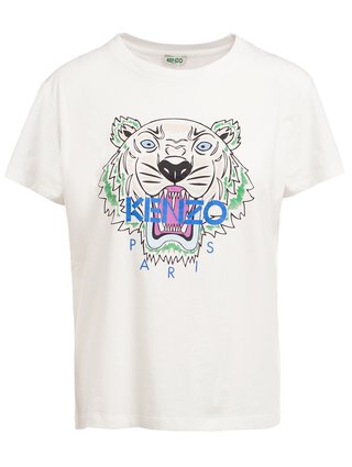Белая футболка KENZO: фото 2 - Invogue